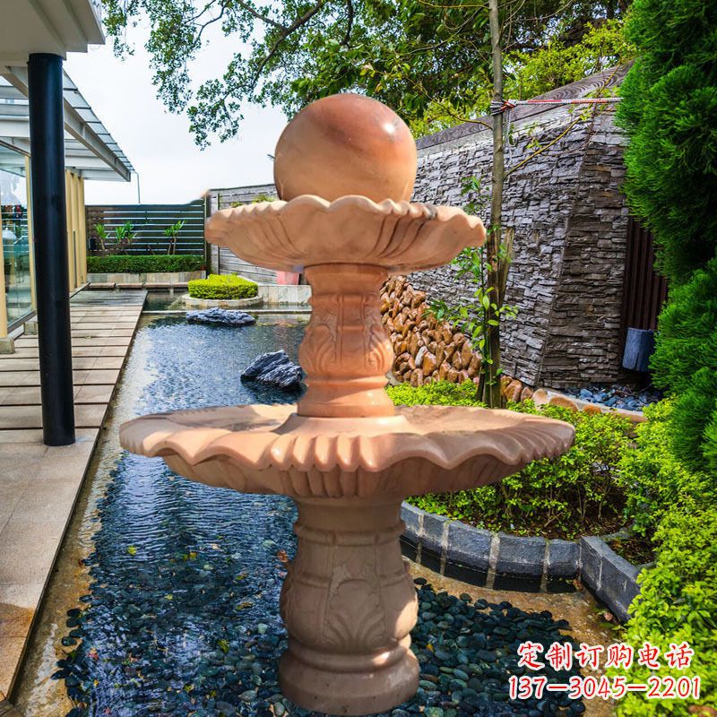 济南花岗岩石风水球雕塑