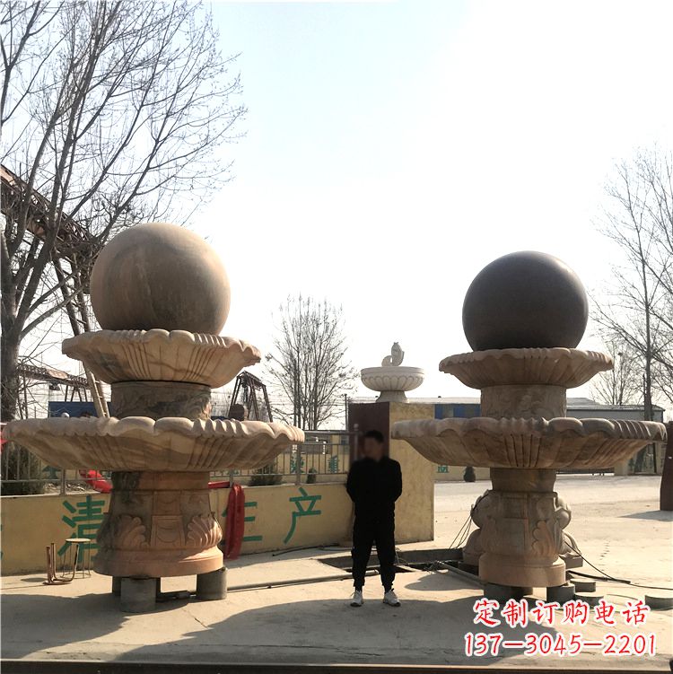 济南花园石头喷泉雕塑,为家园带来新的活力