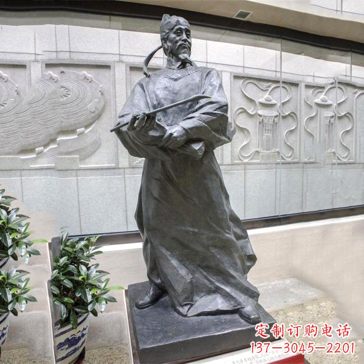 济南铸就历史——吴道子雕塑