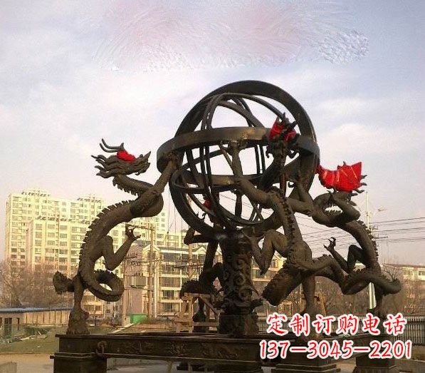 济南浑天仪铜雕:以精湛的手工雕刻出活生生的精美作品