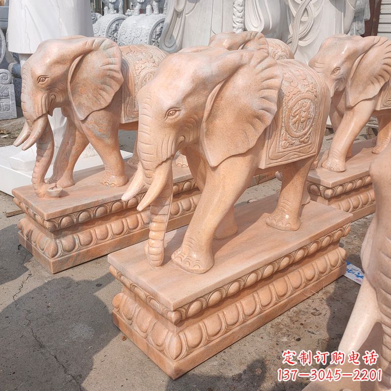 济南中领雕塑:大象雕塑吉祥如意