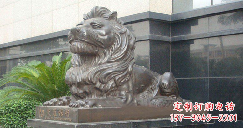 济南中领雕塑-雕刻狮子铜雕定制