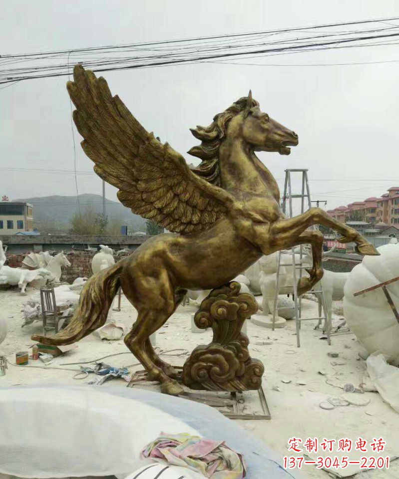 济南祥云飞马铜雕,艺术品之美