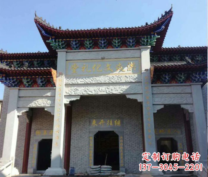 济南景区三门石雕牌楼,精美绝伦的艺术之作