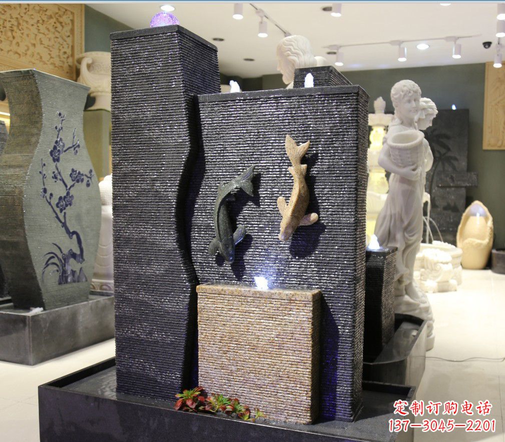 济南九龙太子石雕喷泉——精巧绝伦的喷泉雕塑