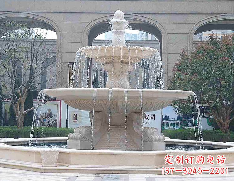 济南专业定制喷泉雕塑,融合唯美艺术气息