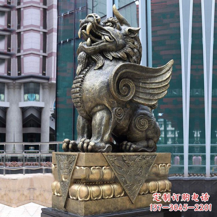 济南看门貔貅铜雕