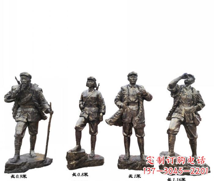 济南专注制作抗战红军青铜雕塑