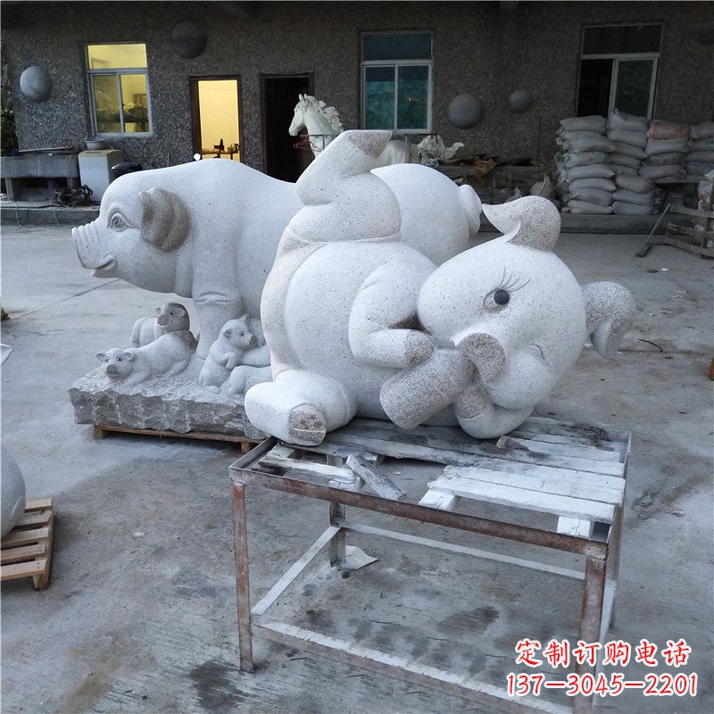 济南精致大理石动物雕塑