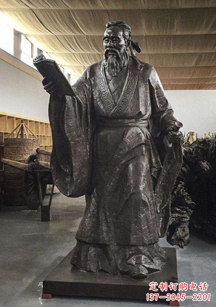 济南孔子雕塑头像