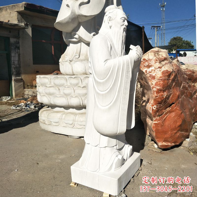 济南用艺术雕刻一流品质体验传承历史的孔子石雕