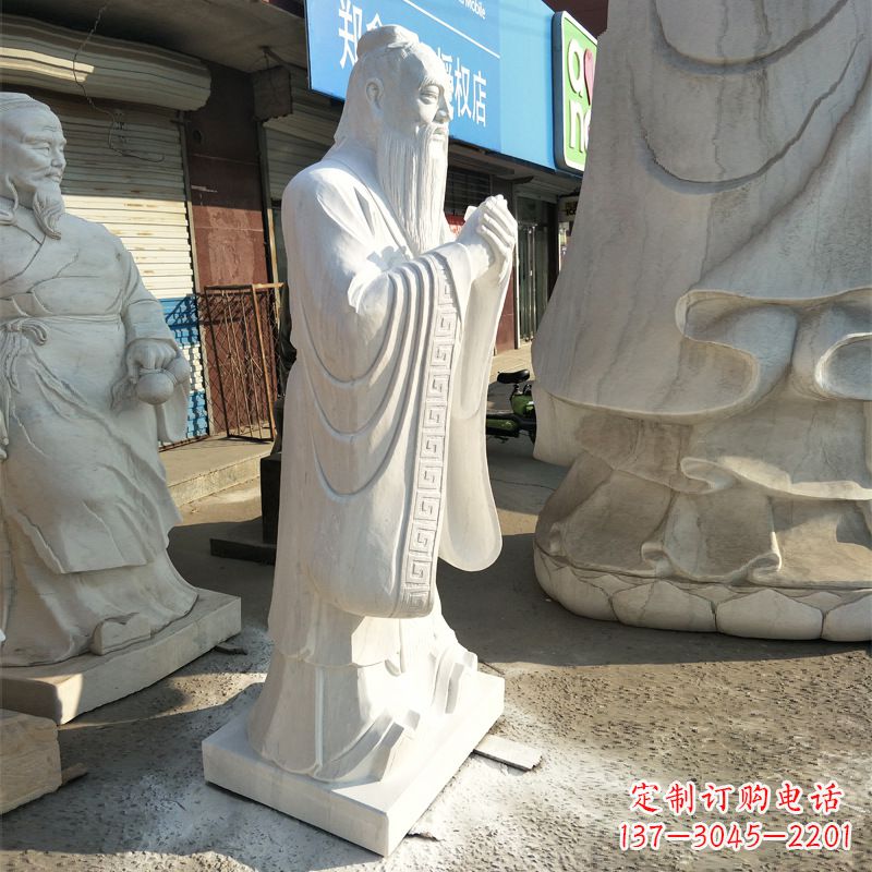 济南中领雕塑|传承传统,唯美的孔子雕塑