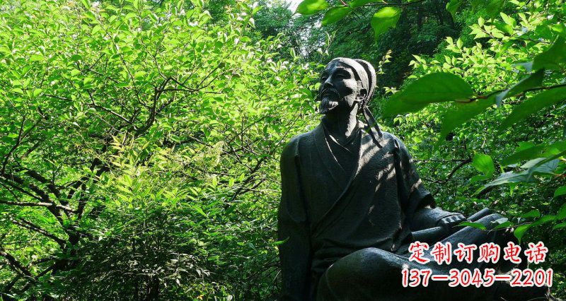 济南李白铜雕,精致细腻,让你收藏永不凋谢