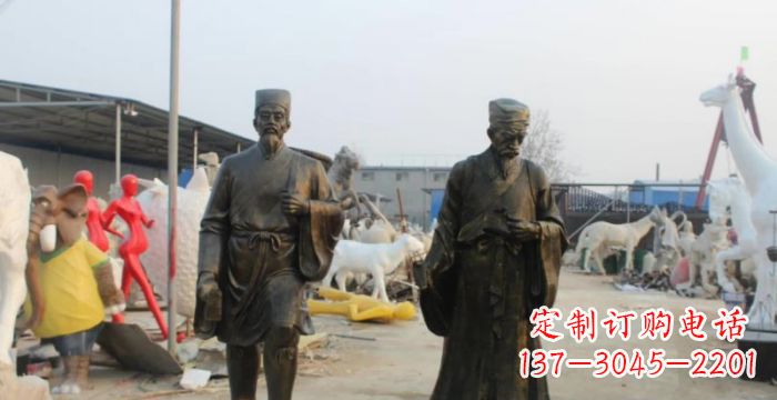 济南复兴古艺,海归精品—李时珍铜雕