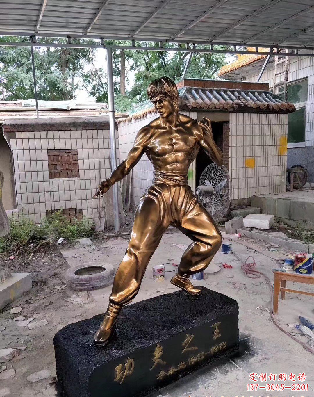 济南传承经典，荣耀李小龙——中领雕塑李小龙人物铜雕