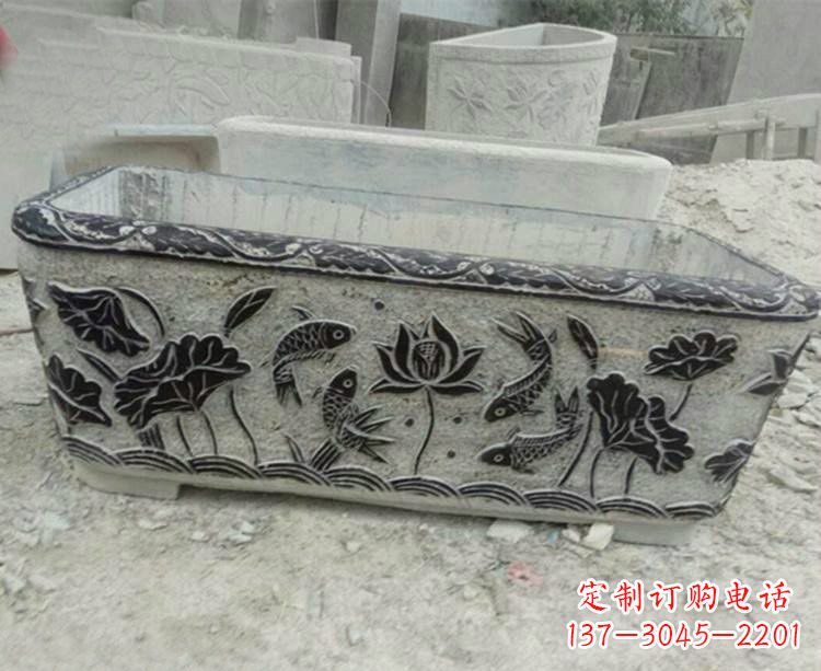 济南浮雕仿古式水缸雕塑,令人惊艳