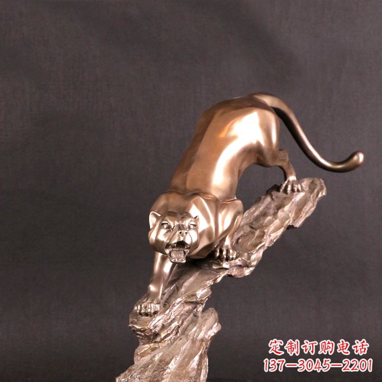 济南猎豹玻璃钢雕塑——高级定制精美雕塑