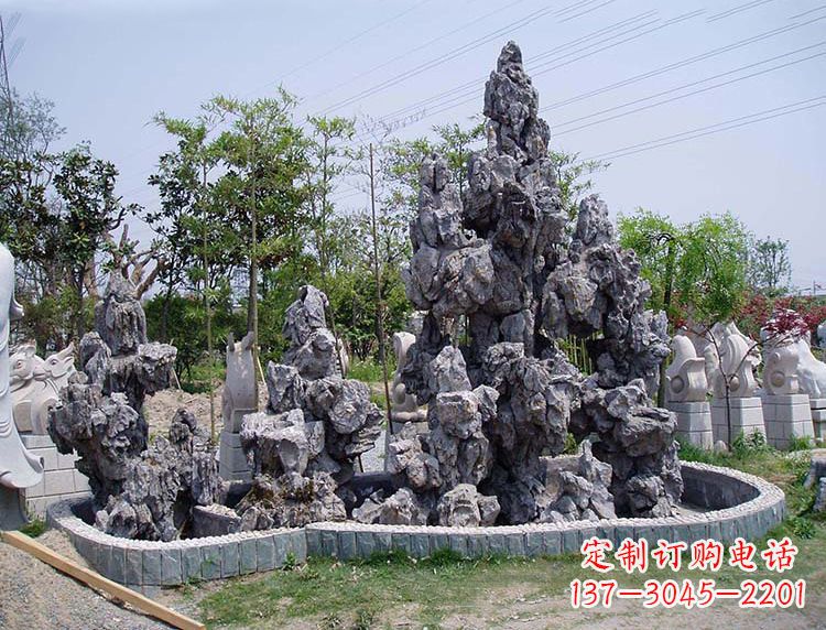 济南灵璧石奇石假山