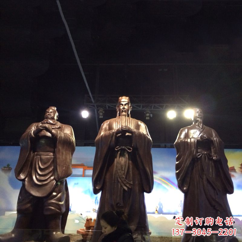 济南经典绝版,古代风靡,桃园三结义关羽雕塑