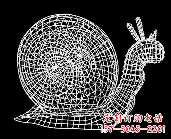 济南中领雕塑的蜗牛镂空雕塑