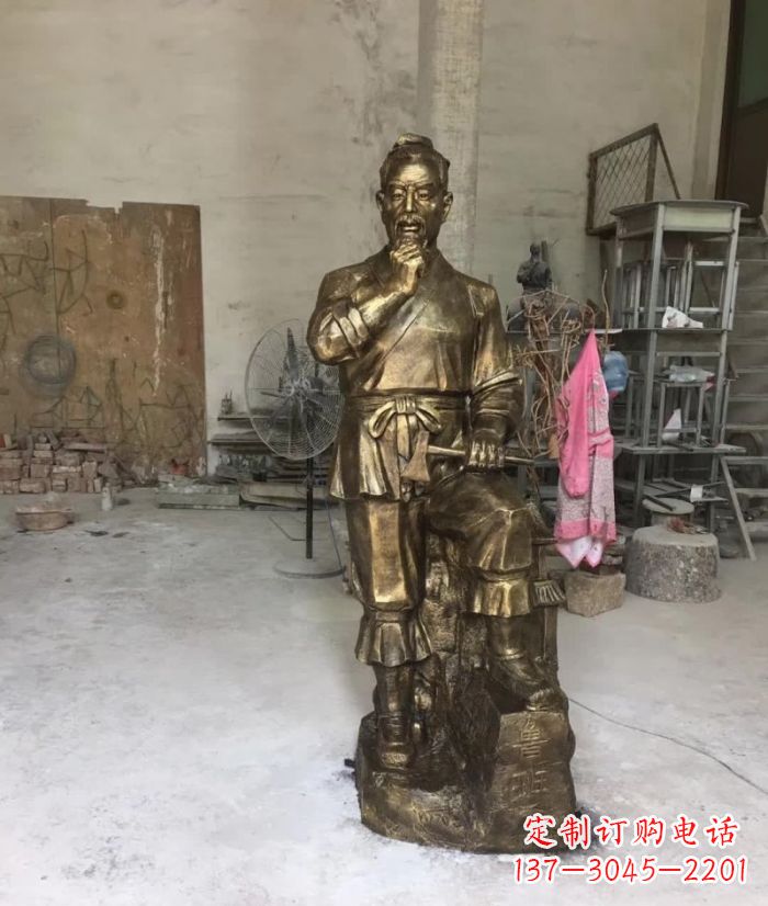济南鲁班传世经典——铜雕塑