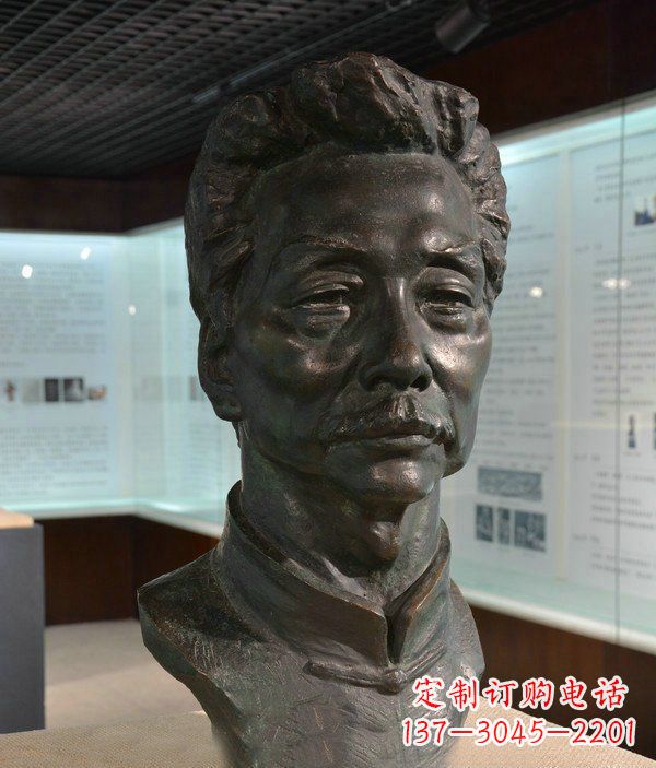 济南鲁迅名人铜雕雕塑—传承文化,永久纪念