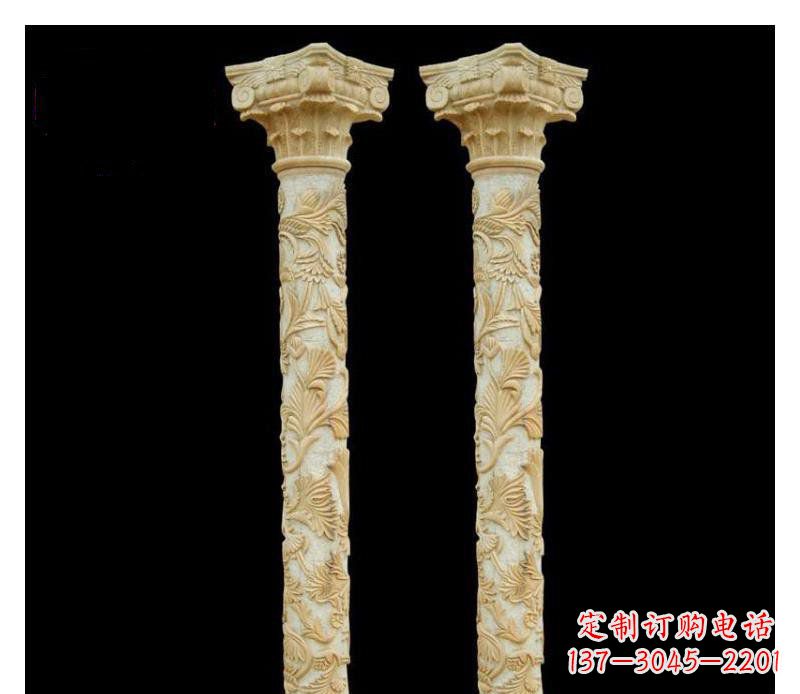 济南罗马风格砂岩马雕塑