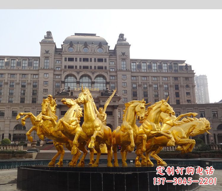 济南马动物铜雕,令您流连忘返