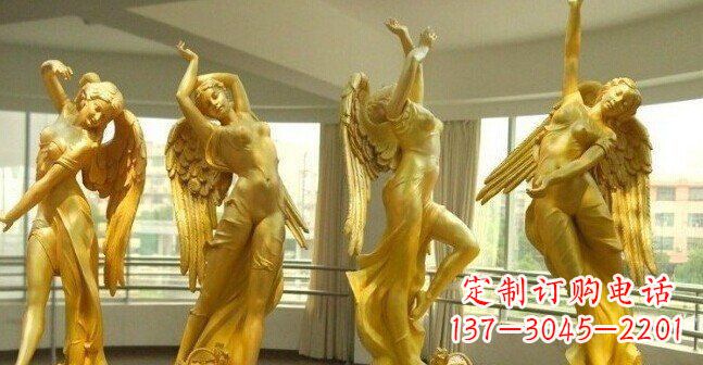 济南西方天使雕塑,精美绝伦