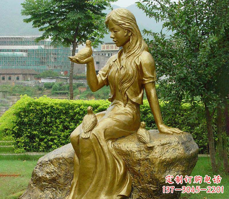 济南激发无限灵感的精美鸽子雕塑