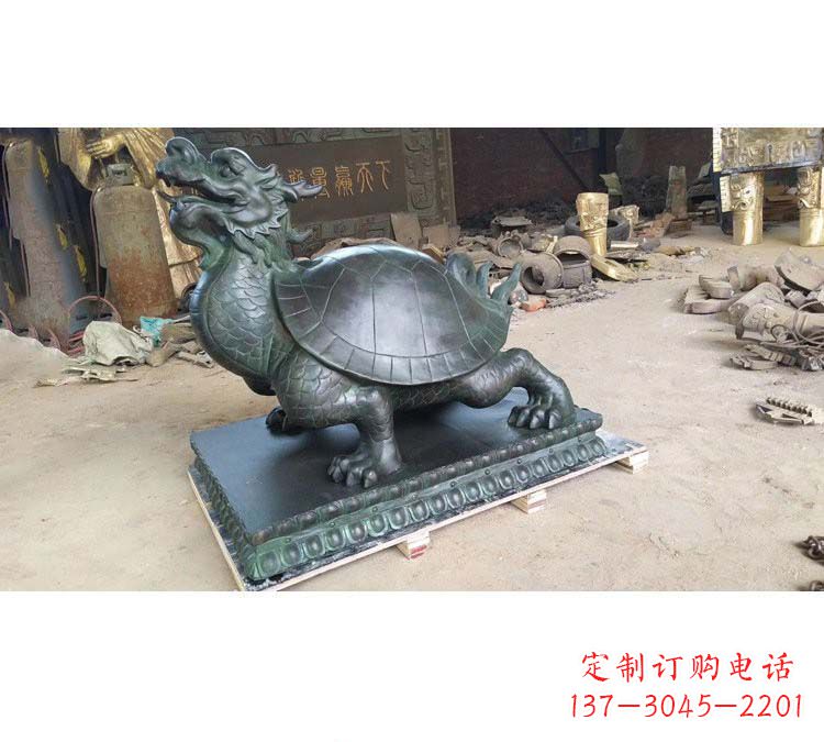 济南青铜古风龙雕塑,精致外形美轮美奂