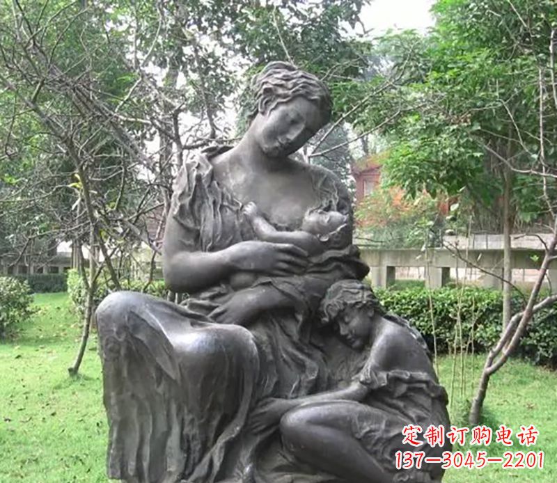 济南铸造母爱——母亲铜雕塑
