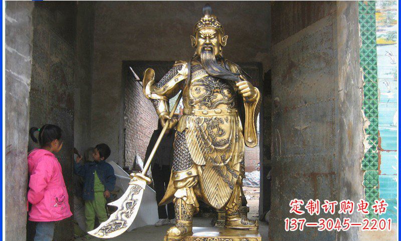 济南铸魂关公雕塑,让古老传说继续传承