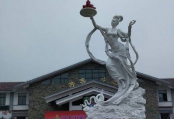 济南中领雕塑：传承石榴仙子雕塑