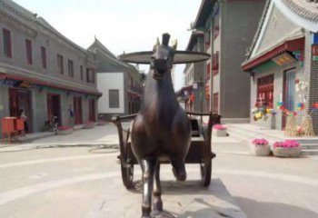 济南艺术装点的汉代马车——马车铜雕