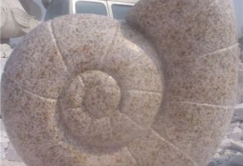 济南花岗岩蜗牛石雕|质感细腻的蜗牛雕塑