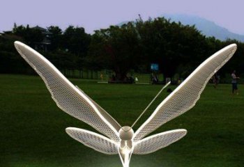 济南花园不锈钢装饰蝴蝶雕塑