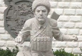 济南黄继光雕塑，传承着历史的经典