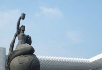 济南中领雕塑推出的精美雕塑——铜铸地球塑像，…