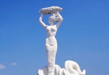 济南答案中领雕塑大型神话人物汉白玉女娲补天雕…