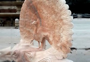 济南艺术精美的孔雀石红雕塑