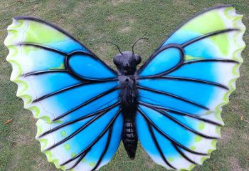 济南全新设计的蝴蝶雕塑仿真摆件