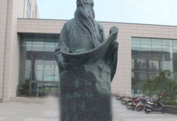 济南老子校园名人铜雕——精雕细琢，百年不朽