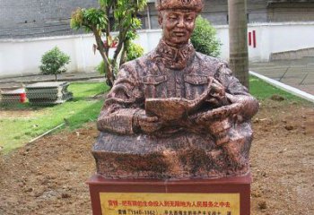 济南中领雕塑推出尊贵的雷锋铜雕，以纪念传奇人…