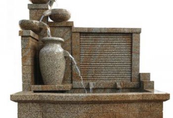 济南中领雕塑专业定制水槽庭院石雕摆件，它们是…