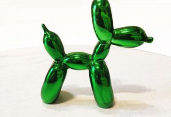 济南绿色气球狗雕塑——精美设计，助您实现室内梦想装饰