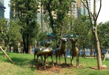 济南青铜雕刻的梅花鹿，给您的生活带来另一种美感