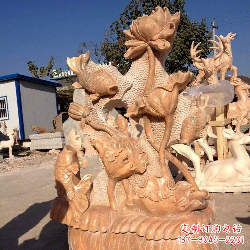 济南精美而独特的莲花石雕展现家居美学