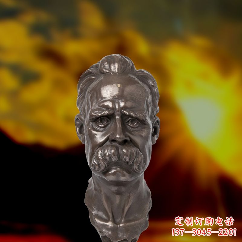 济南尊贵的尼采铜雕头像
