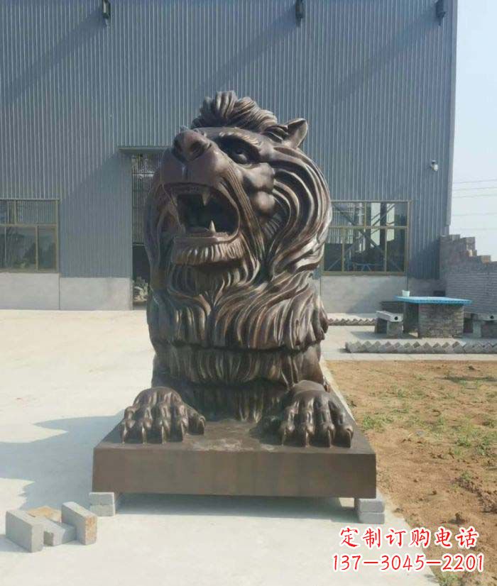 济南精美的欧式狮子铜雕